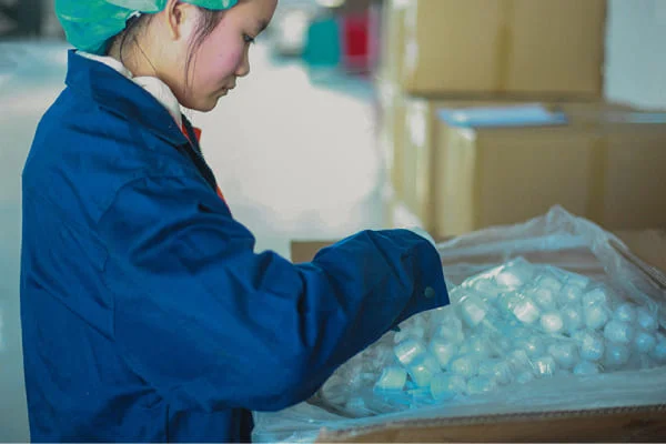 Incoming raw material and resin inspection